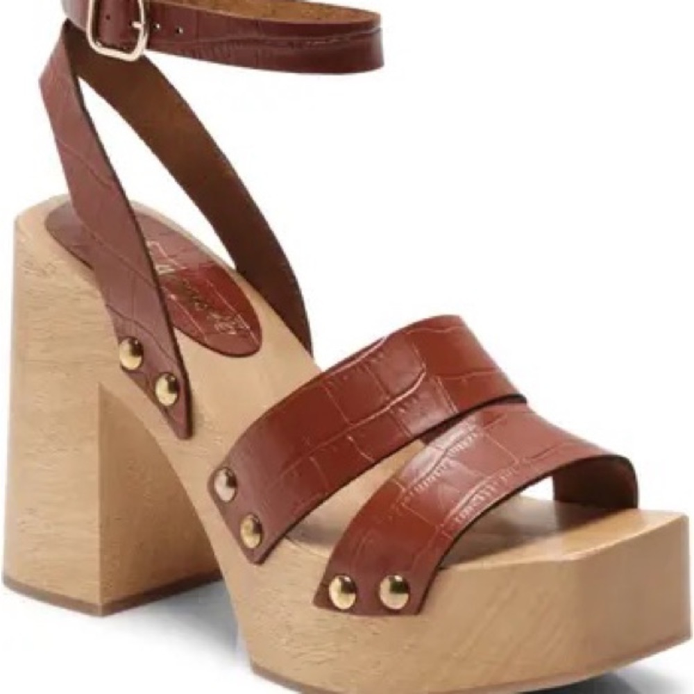 Free People Mallory Platform Clog Sandals NIB